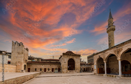 Yag Mosque view in Adana. Adana is the biggest city of Cukurova Region in the Turkey.