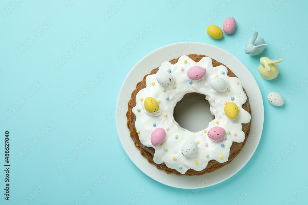 Concept of Easter food, space for text Concept of Easter food, space for text