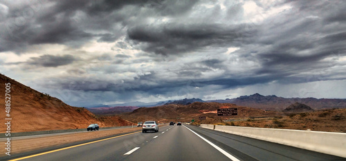 overcast highway
