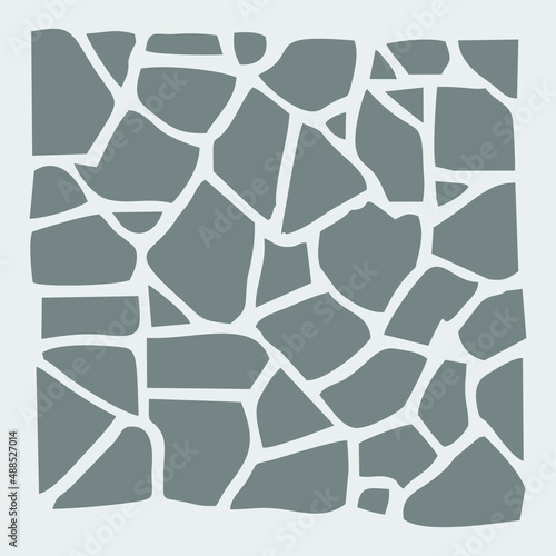 Illustration of natural stone arrangement 