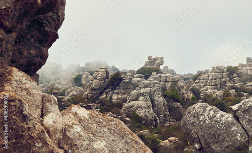 valley rock formation erosion torcal antequera