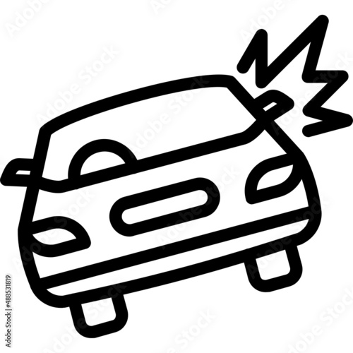 Car Crash Icon