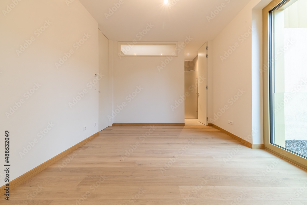 Chambre vide pièce moderne blanche à aménager immobilier à vendre ou à louer Chambre vide pièce moderne blanche à aménager immobilier à vendre ou à louer