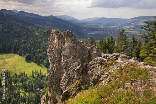 Fototapeta Naklejka Na Ścianę i Meble -  Nosal mountain in Kuznice near Zakopane. Poland