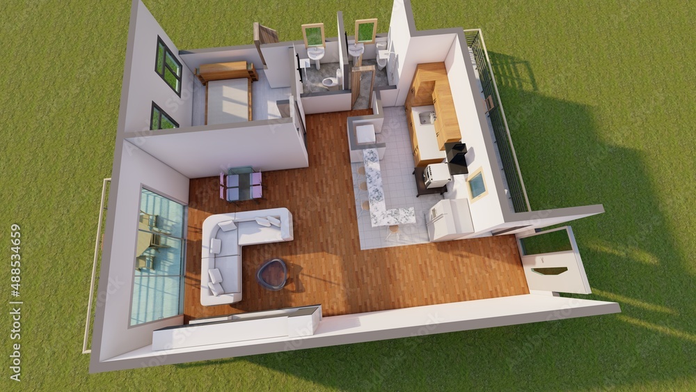 Plans de maisons 3D