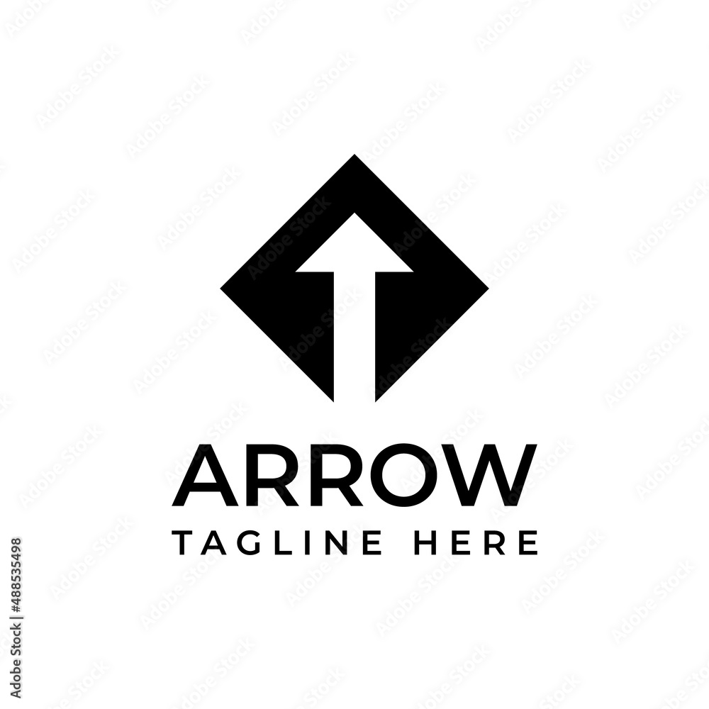 arrow square logo design arrow square logo design
