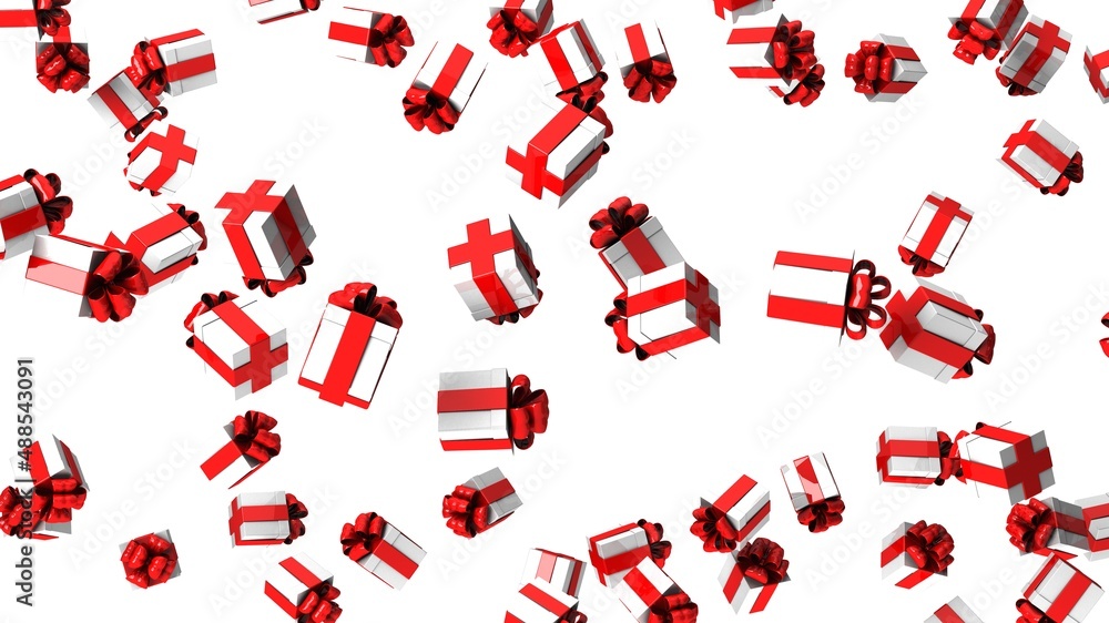 Gift boxes on white background.
3d illustration for background.
Gift boxes on white background.
3d illustration for background.