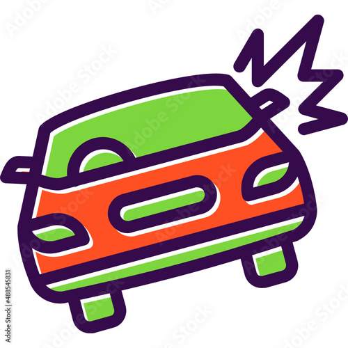 Car Crash Icon