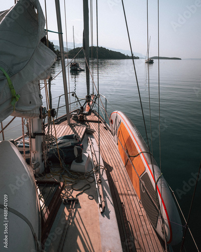 sailing boat in bay