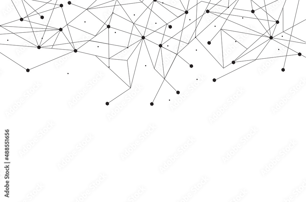 Network abstract connection isolated on white background. Network technology background with dots and lines. Ai background. Modern abstract concept. Ai background vector, network technology Network abstract connection isolated on white background. Network technology background with dots and lines. Ai background. Modern abstract concept. Ai background vector, network technology