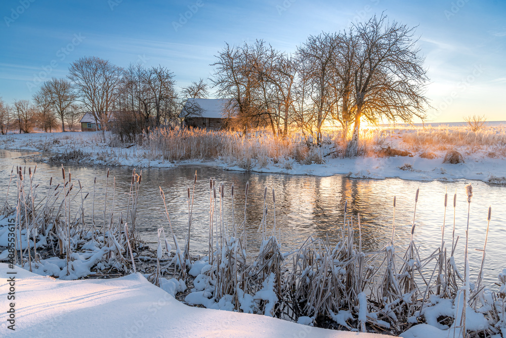 river in winter river in winter