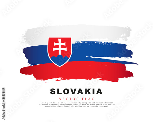 Fotografia Flag of Slovakia