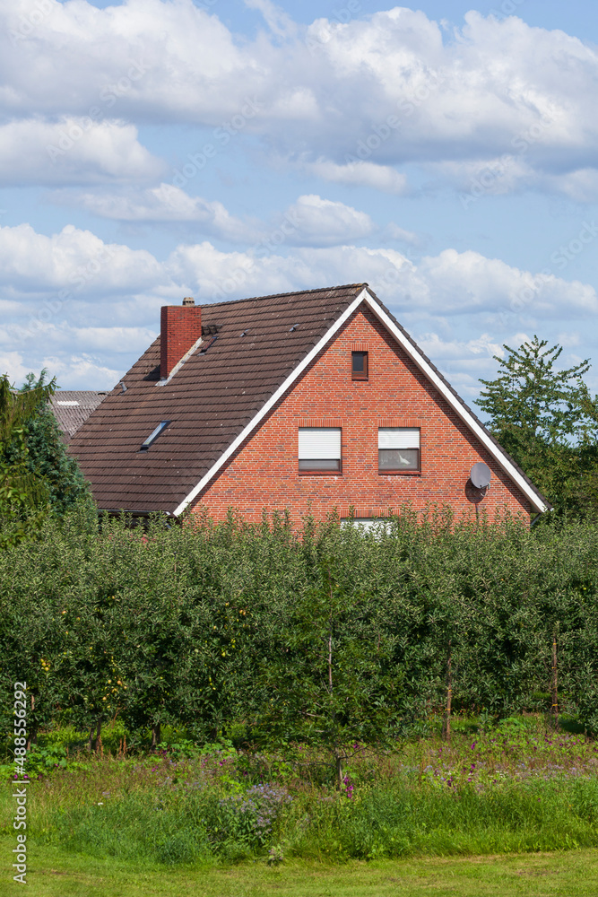 Wohnhaus, Einfamilienhaus, Mittelnkirchen, Altes Land, Niedersachsen, Deutschland