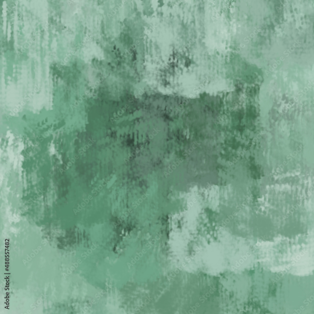painting with dry brushes, chaotic strokes, emerald and green palette, background for the interior painting with dry brushes, chaotic strokes, emerald and green palette, background for the interior