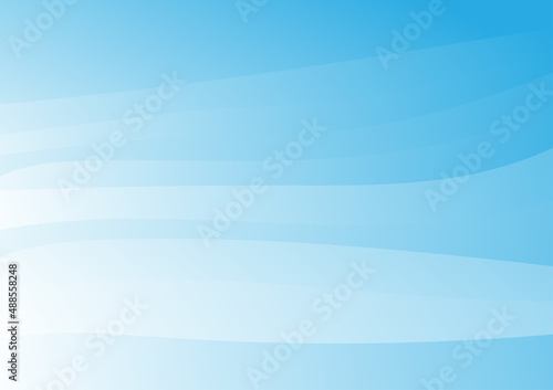 Abstract geometric blue wave color background.