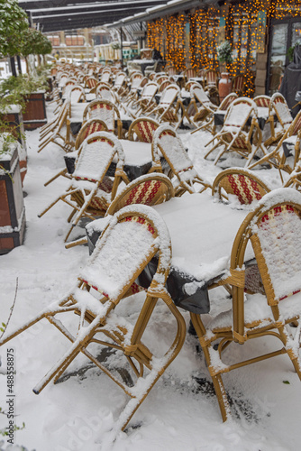 Restaurant Terrace Snow