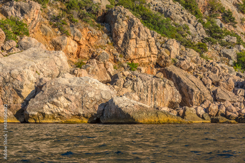 rocks and sea near Balaklava