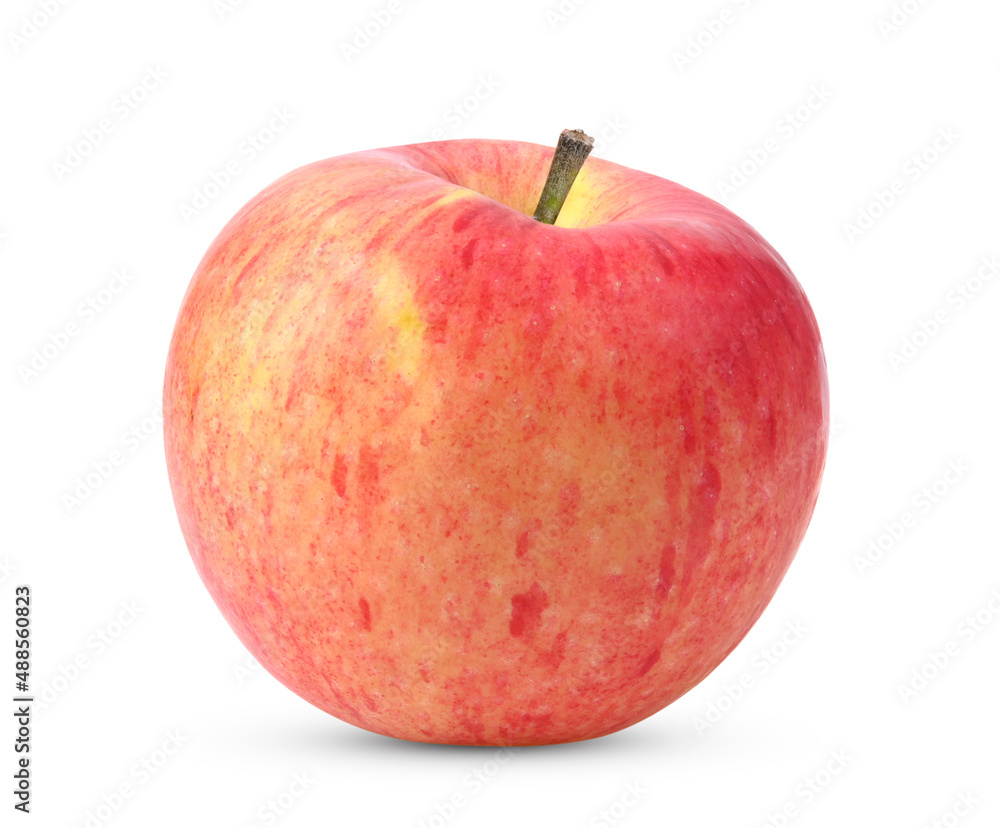 Red apple on white background. Red apple on white background.