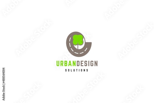 Template logo design for urban design company