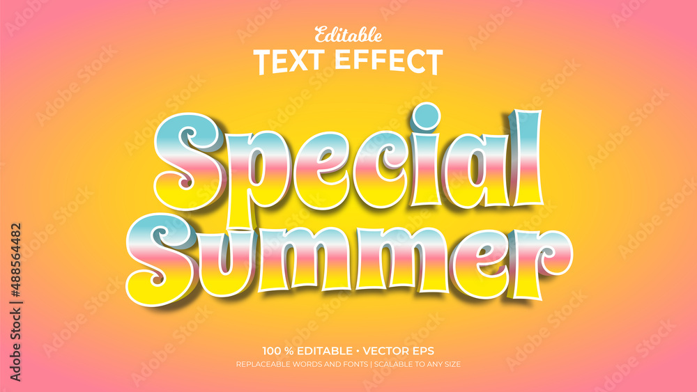 Special Summer Text Effects