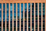 windows of a building , image taken in stettin szczecin west poland, europe