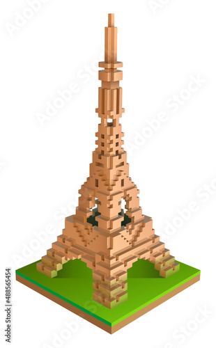 Model of a tower