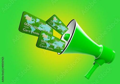Banking advertising. Credit...