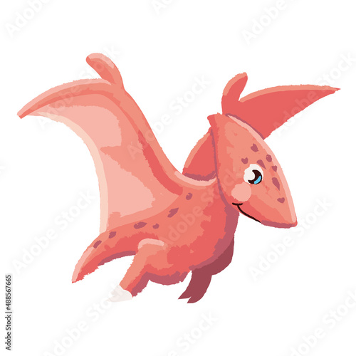 cute dinosaur pteranodon