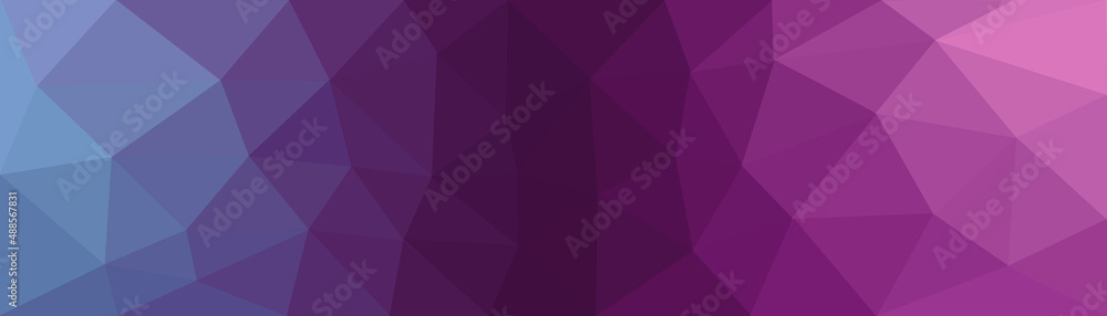 Light blue to purple to pink vector Low poly abstract crystal pattern background. Polygon design. Light blue to purple to pink vector Low poly abstract crystal pattern background. Polygon design.