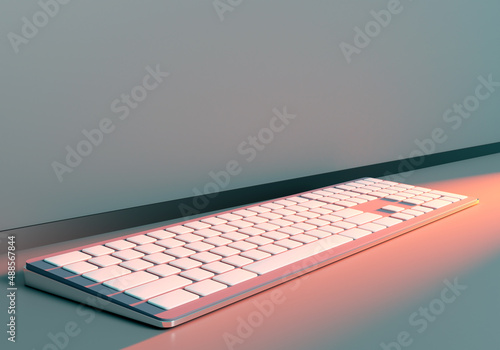 volumetric keyboard. Text t...