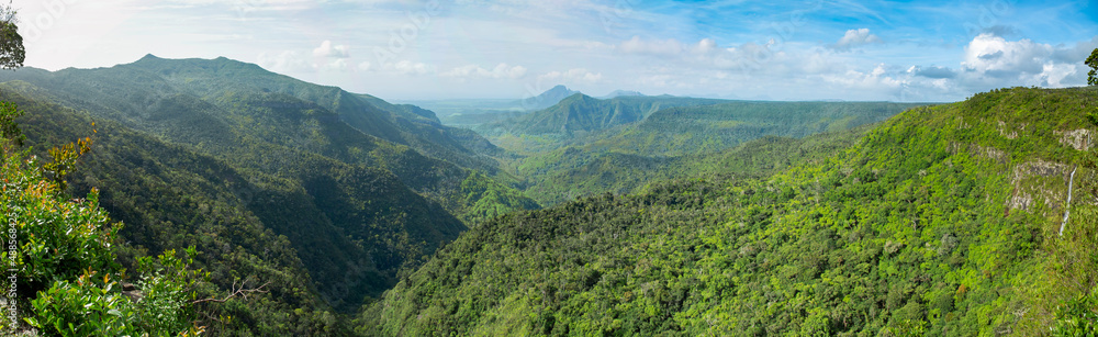 Black River Gorges National Park view in the south of the republic of Mauritius. Black River Gorges National Park view in the south of the republic of Mauritius.