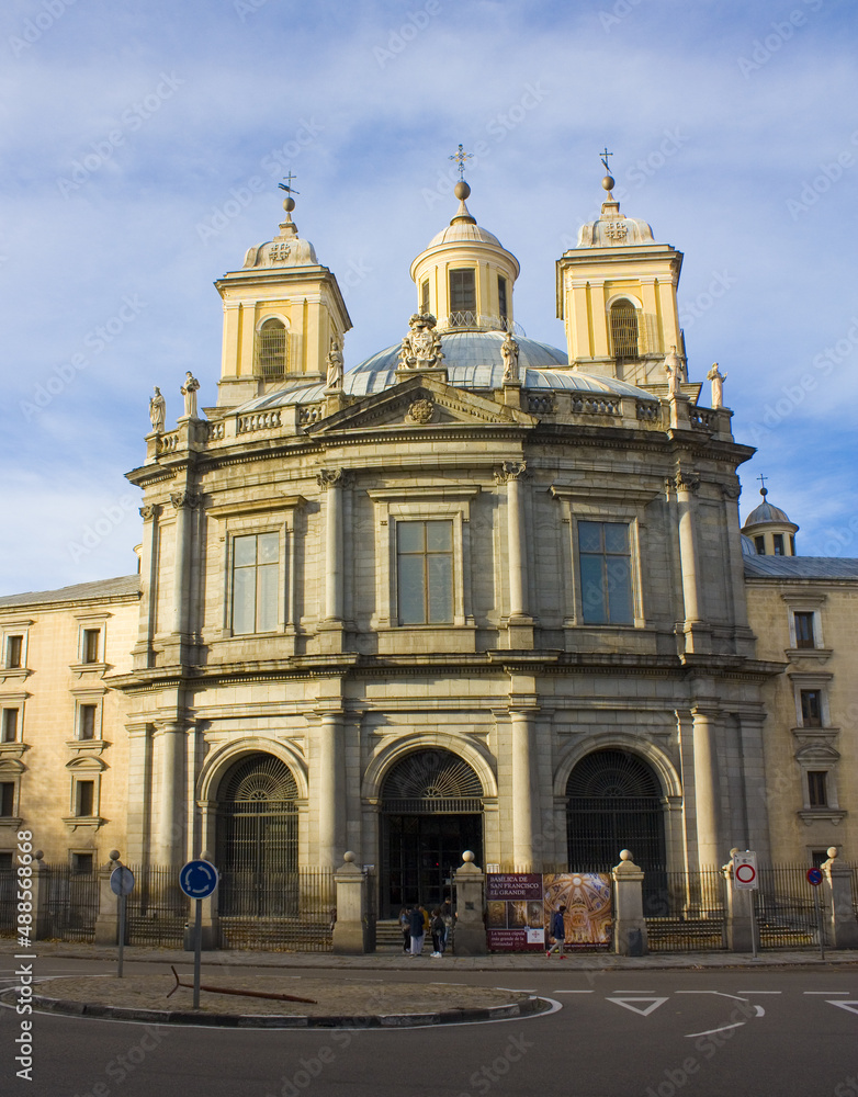 Basilica of San Francisco el Grande in Madrid, Spain