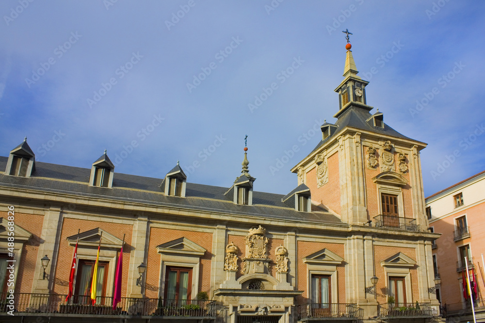 Old Town Hall (or Casa de La Villa) in Madrid, Spain