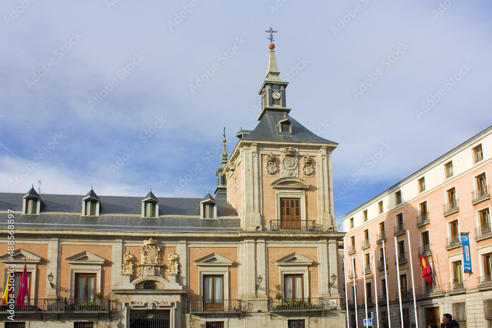 Old Town Hall (or Casa de La Villa) in Madrid, Spain