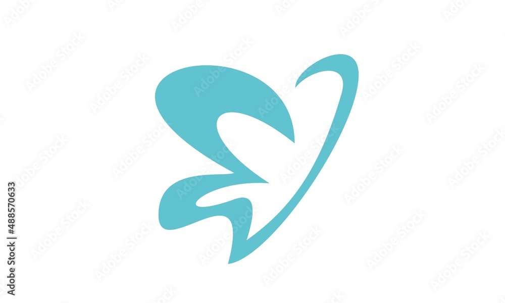 blue butterfly vector logo blue butterfly vector logo