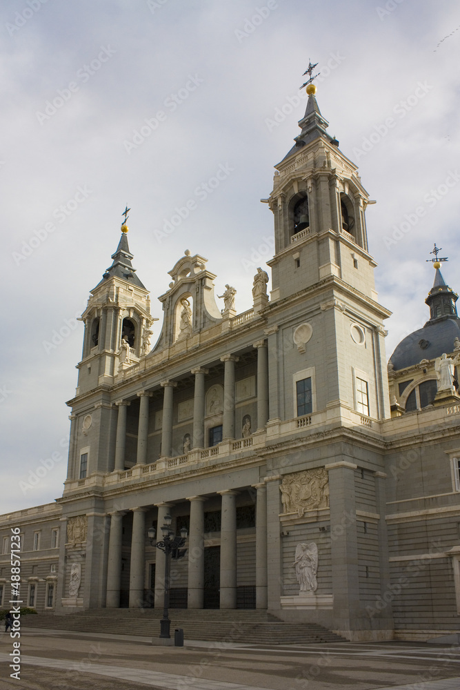 Almudena Cathedral in Madrid, Spain 