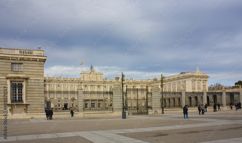 Royal Palace in Madrid, Spain	
