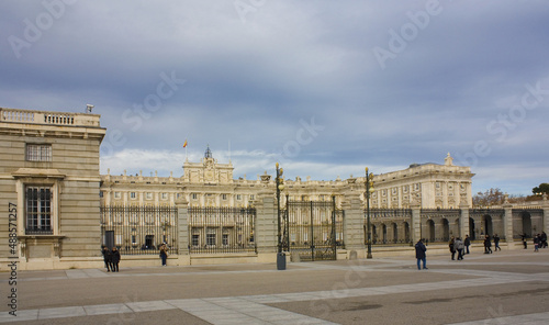 Royal Palace in Madrid, Spain 