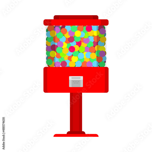 Wallpaper Mural gumball machine isolated. Candy machine Vector illustration Torontodigital.ca