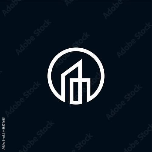 Building Logo Design Simple Creative