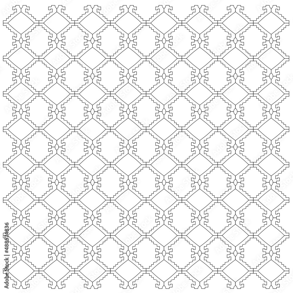 Luxury Ornaments Black White Pattern, Background, Texture Luxury Ornaments Black White Pattern, Background, Texture