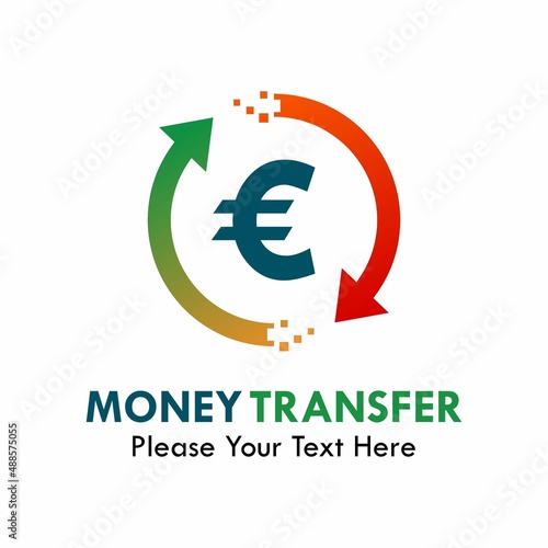 Money transfer logo template illustration photo