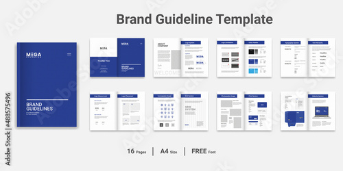 Brand Guideline Template Brand Guidelines template Brand Guidelines Brand Style Guidelines Brand Manual