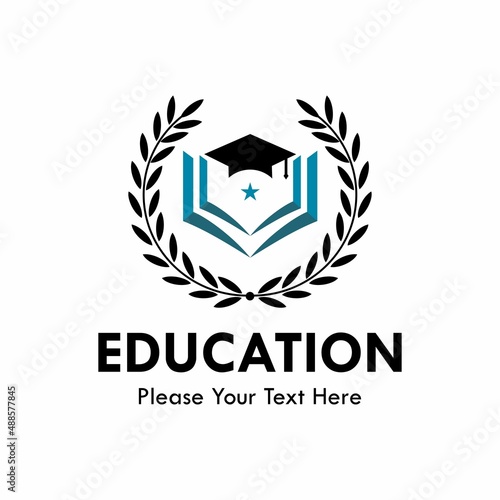 Education design logo template illustration