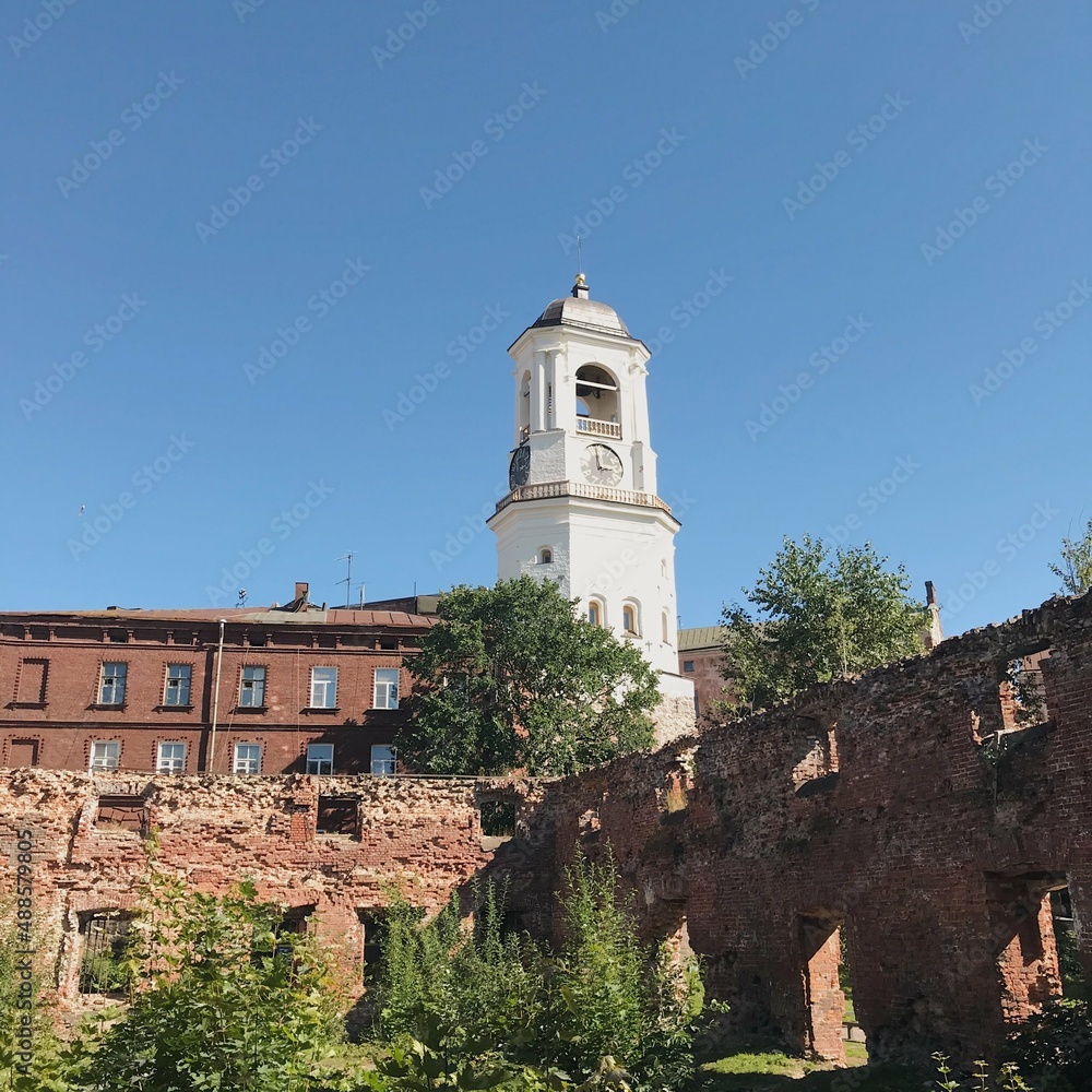 Fototapeta premium church of town