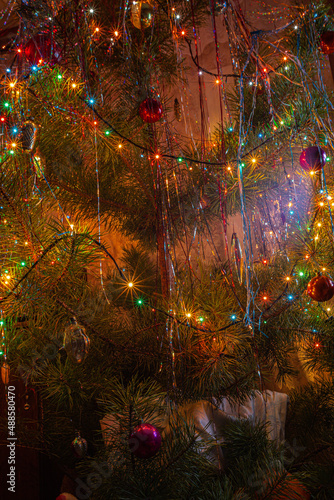 decorated Christmas tree during the Christmas holidays © Иван Сомов