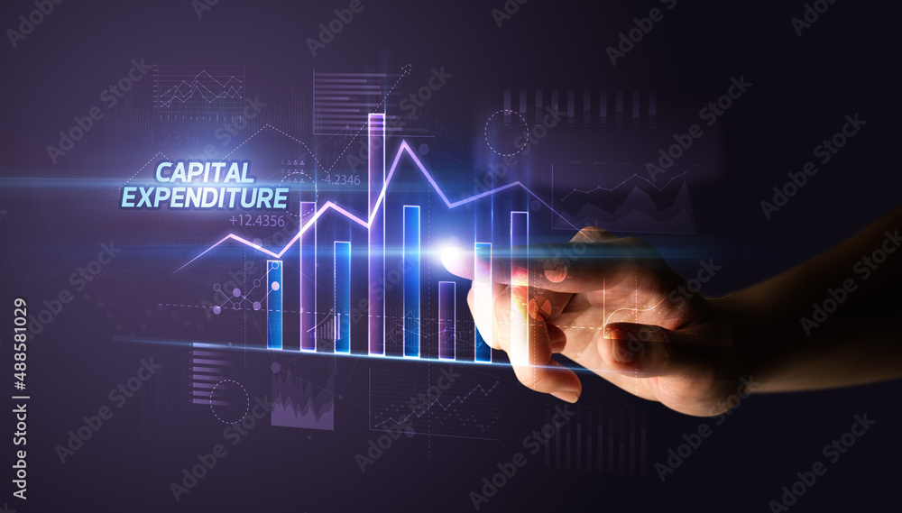 Hand touching business concept Hand touching business concept