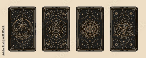 Stampa su tela Tarot cards