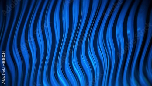 Dark Blue Stripes Surface Motion Background (ID: 488582284)