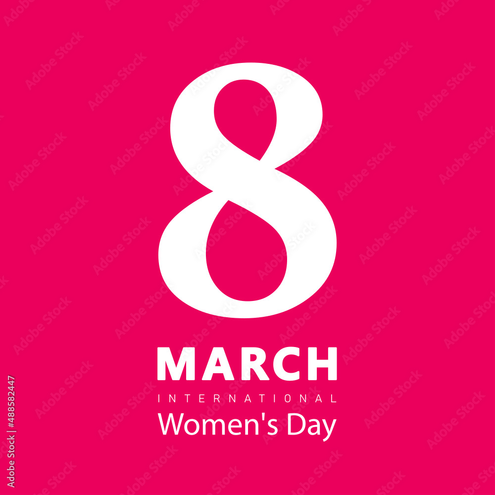 8th march, International Women's Day. Vector 8th march, International Women's Day. Vector